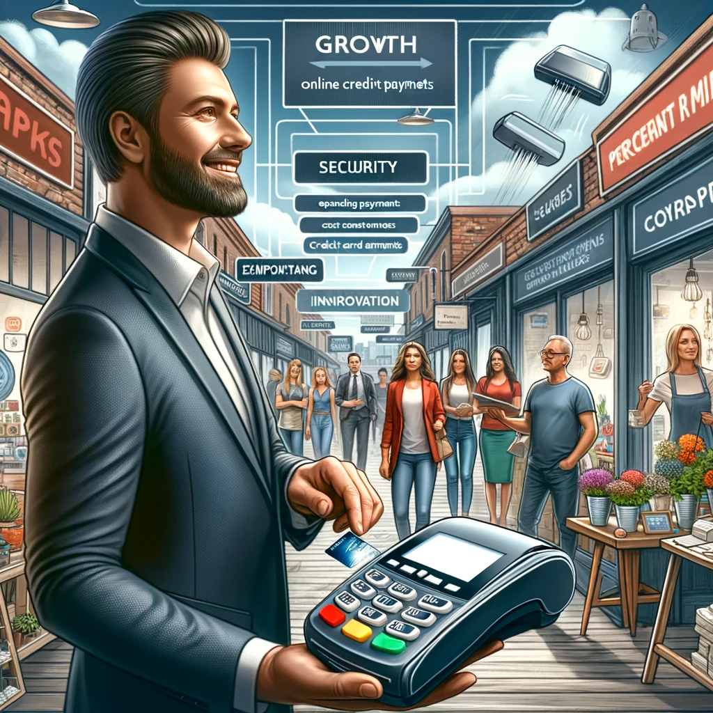 Small Business Credit Card Processing Illustration
